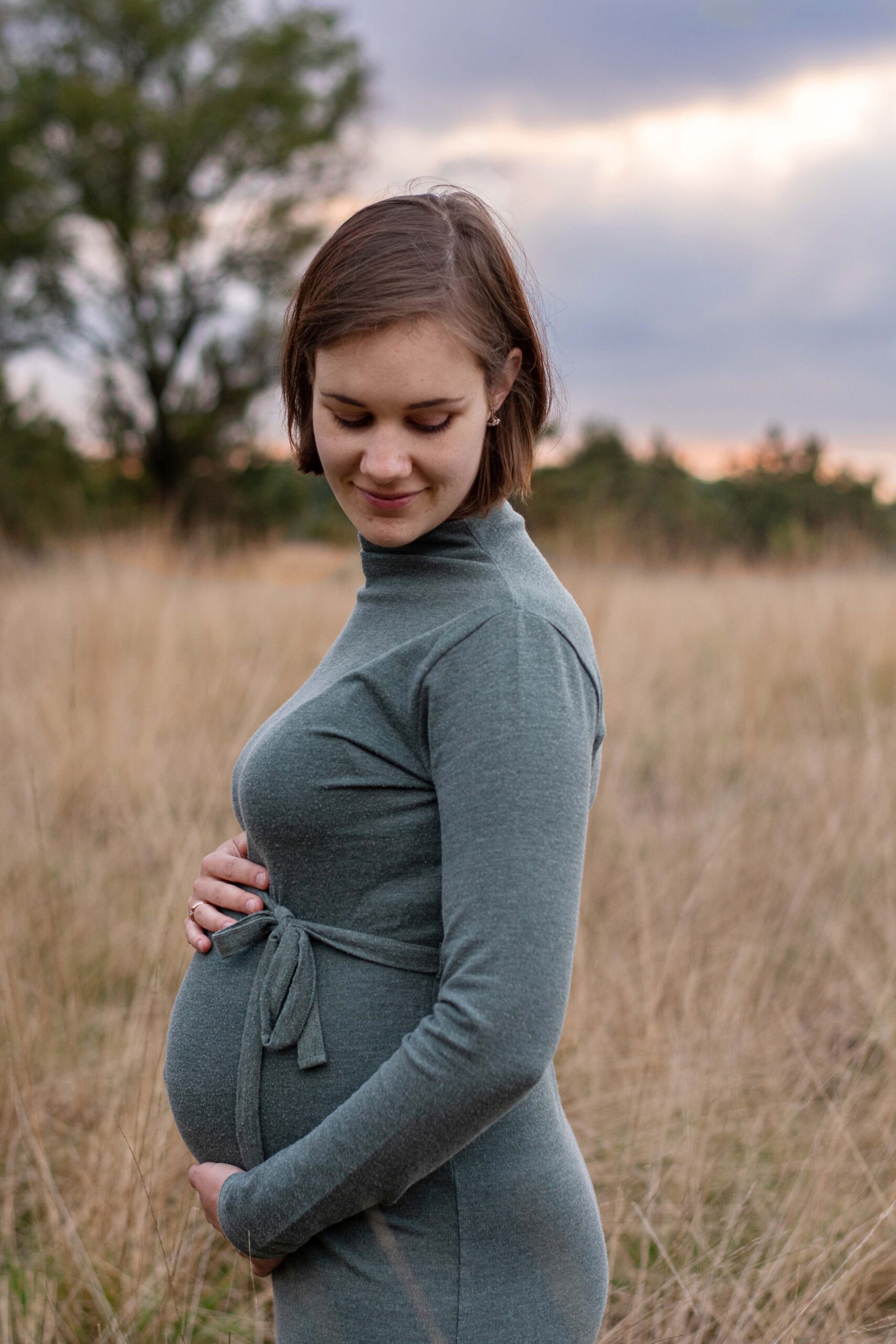 Zwangere vrouw fotoshoot